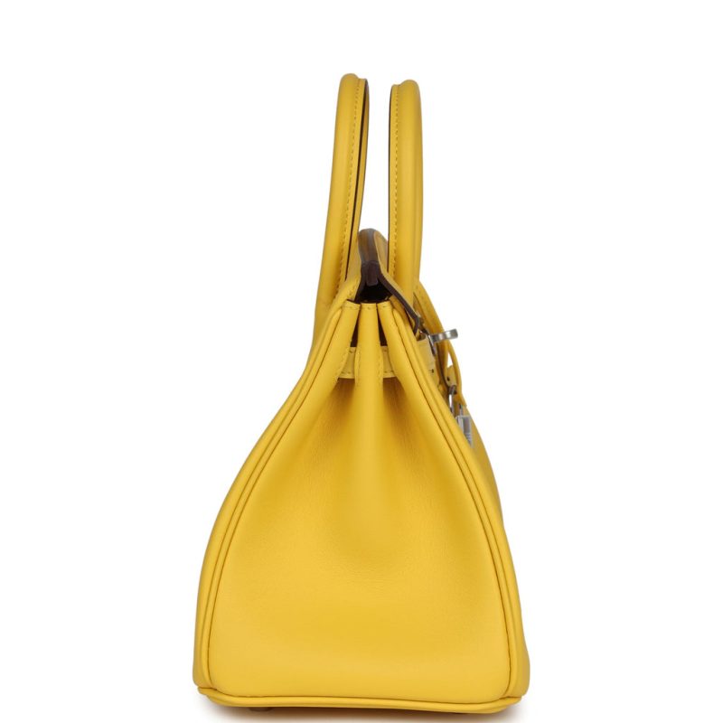 Hermes Birkin 25 Jaune de Naples Swift Palladium Hardware - Image 3