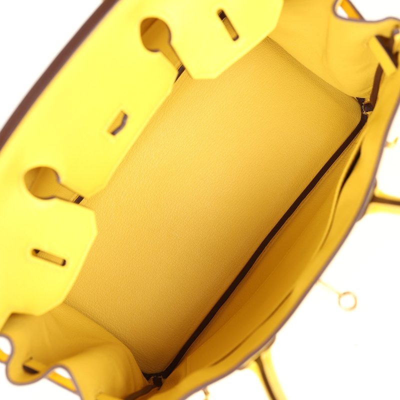 Hermes Birkin 30 Jaune de Naples Novillo Gold Hardware - Image 7