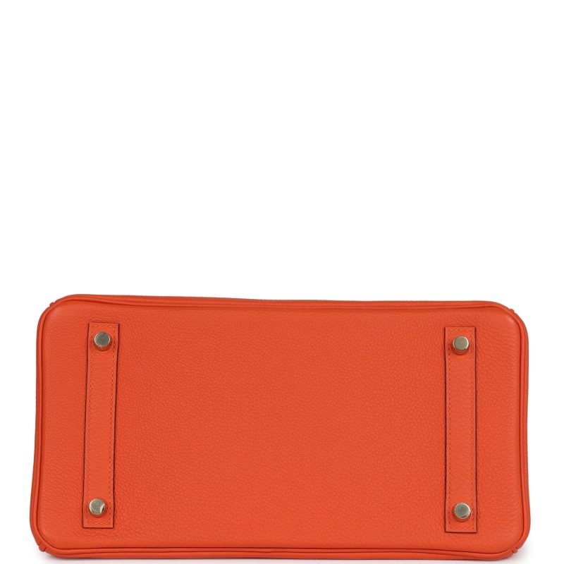 Hermes Birkin 30 Feu Togo Gold Hardware - Image 5