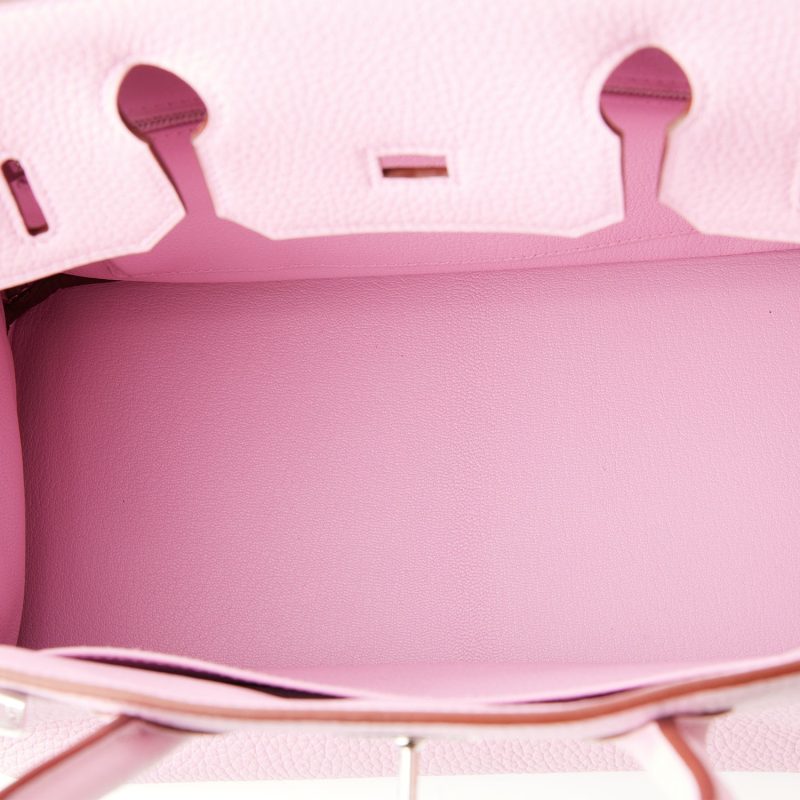 Hermes Birkin 30 Mauve Sylvestre Clemence Palladium Hardware - Image 7
