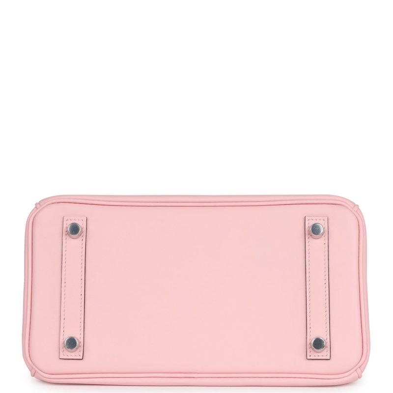 Hermes Birkin 25 Rose Sakura Swift Palladium Hardware - Image 5