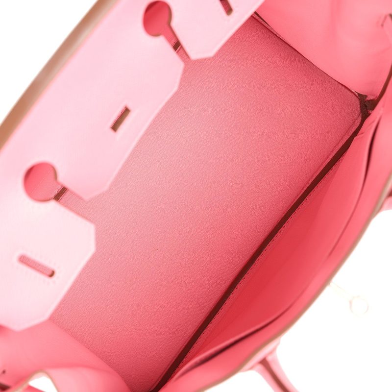 Hermes Birkin 30 Rose Confetti Epsom Palladium Hardware - Image 6