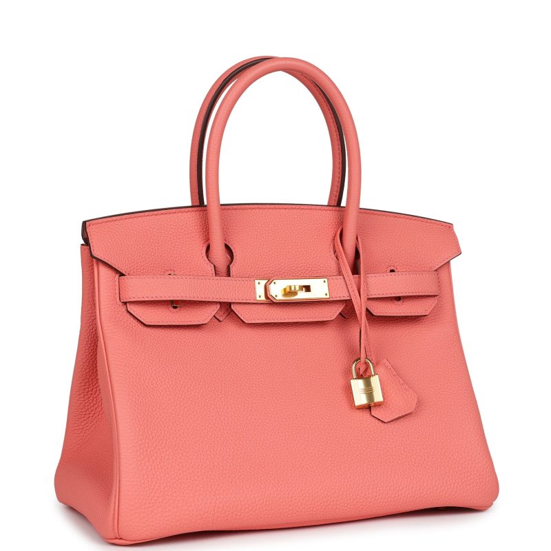 Hermes Special Order (HSS) Birkin 30 Rose Candy Togo Gold Hardware - Image 2