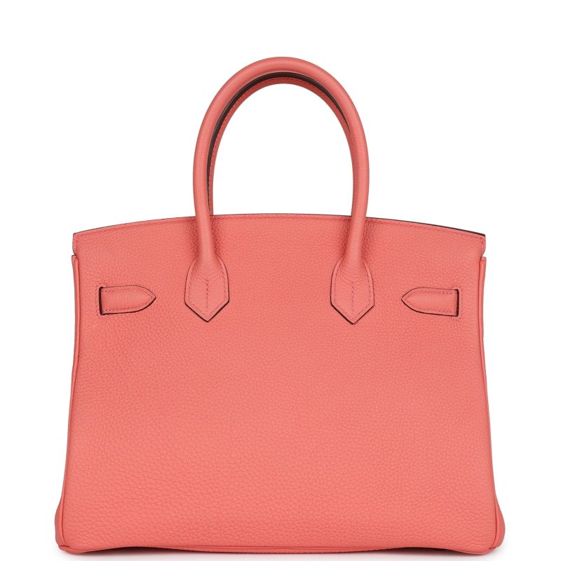 Hermes Special Order (HSS) Birkin 30 Rose Candy Togo Gold Hardware - Image 4