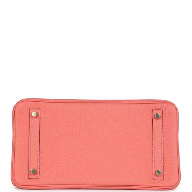 Hermes Special Order (HSS) Birkin 30 Rose Candy Togo Gold Hardware - Image 5