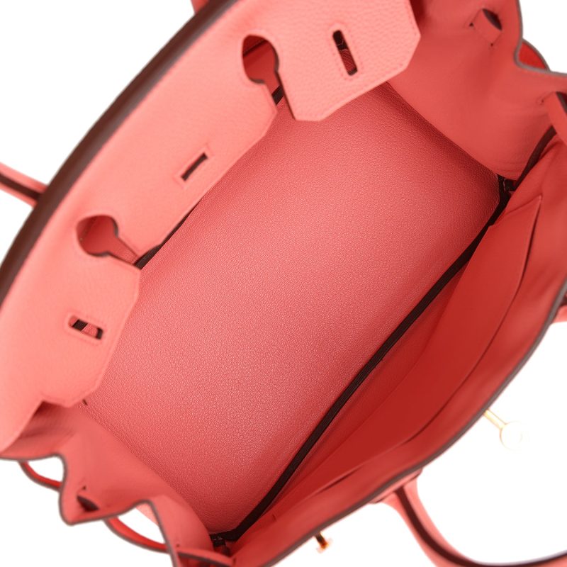 Hermes Special Order (HSS) Birkin 30 Rose Candy Togo Gold Hardware - Image 7