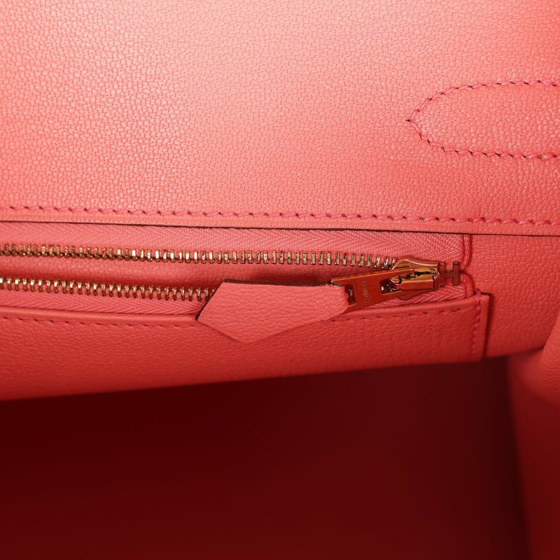 Hermes Special Order (HSS) Birkin 30 Rose Candy Togo Gold Hardware - Image 8