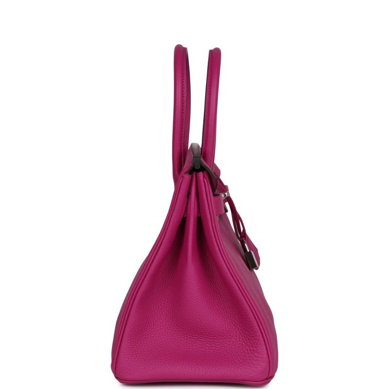Hermes Birkin 30 Rose Pourpre Togo Palladium Hardware - Image 3