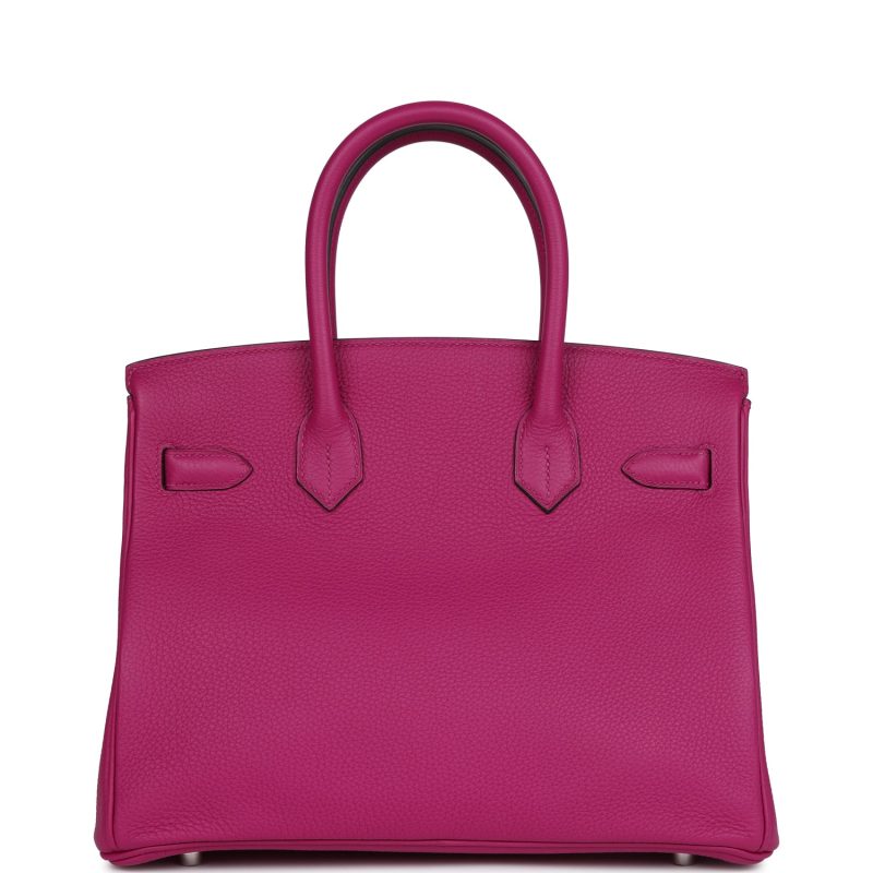 Hermes Birkin 30 Rose Pourpre Togo Palladium Hardware - Image 4