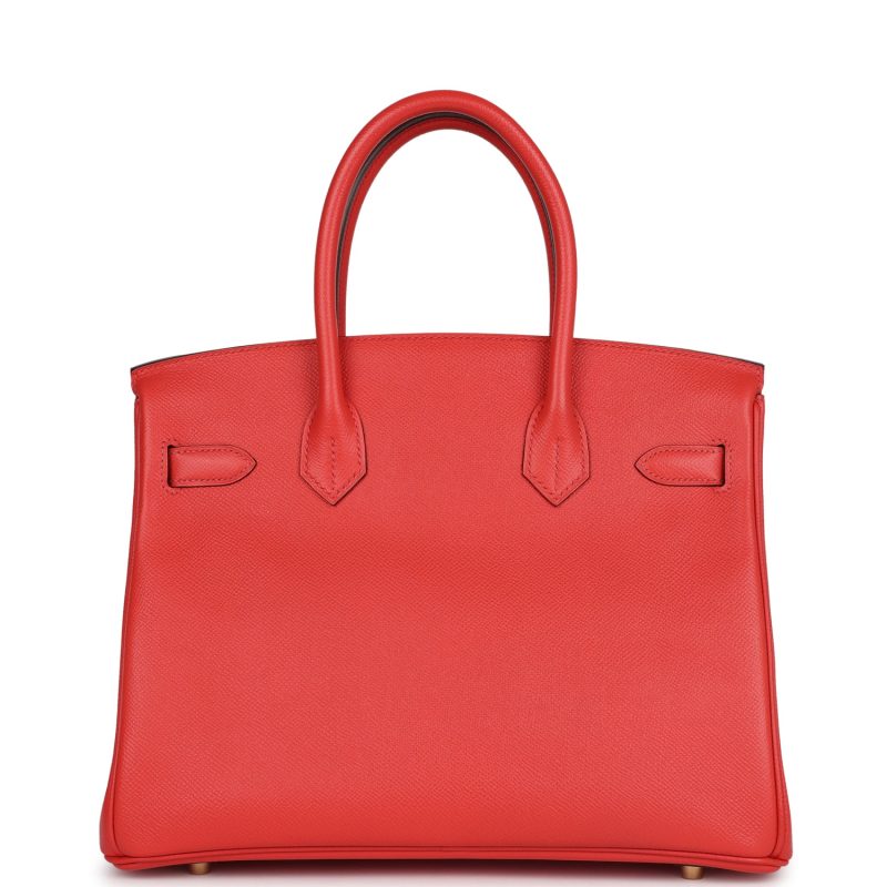 Hermes Birkin 30 Rose Jaipur Epsom Gold Hardware - Image 4