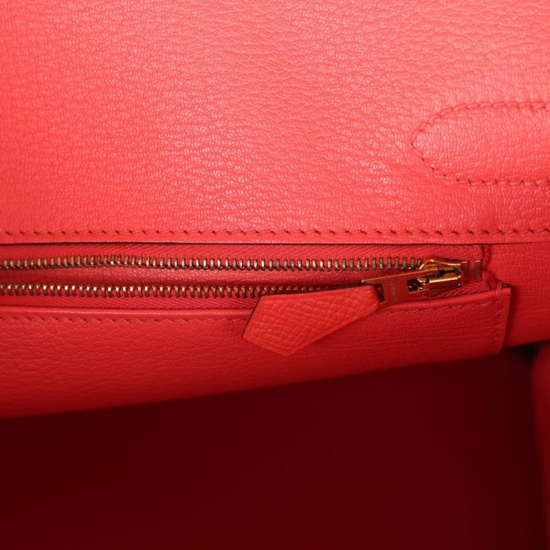 Hermes Birkin 30 Rose Jaipur Epsom Gold Hardware - Image 8