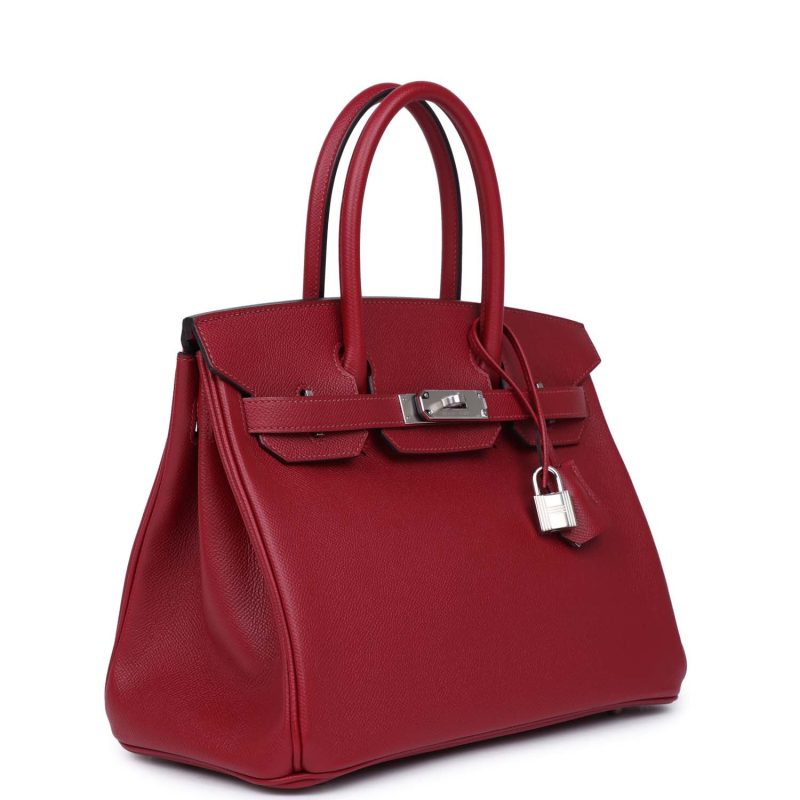Hermes Birkin 30 Rouge Grenat Epsom Palladium Hardware - Image 2