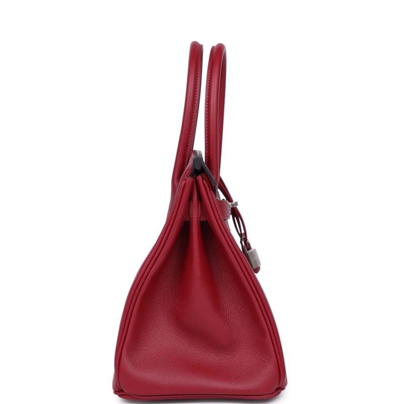 Hermes Birkin 30 Rouge Grenat Epsom Palladium Hardware - Image 3