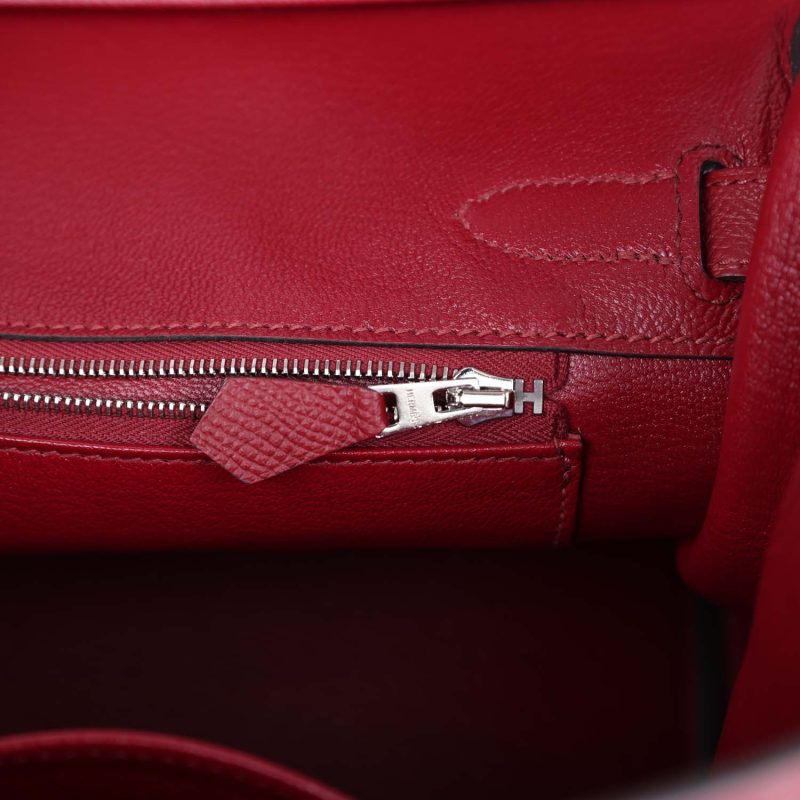 Hermes Birkin 30 Rouge Grenat Epsom Palladium Hardware - Image 8