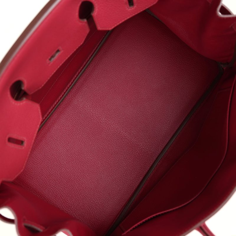 Hermes Birkin 35 Rubis Togo Gold Hardware - Image 7