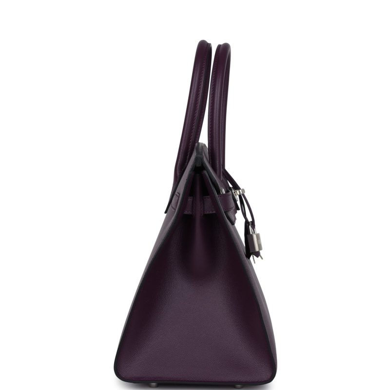 Hermes Birkin Sellier 30 Cassis Madame Palladium Hardware - Image 3