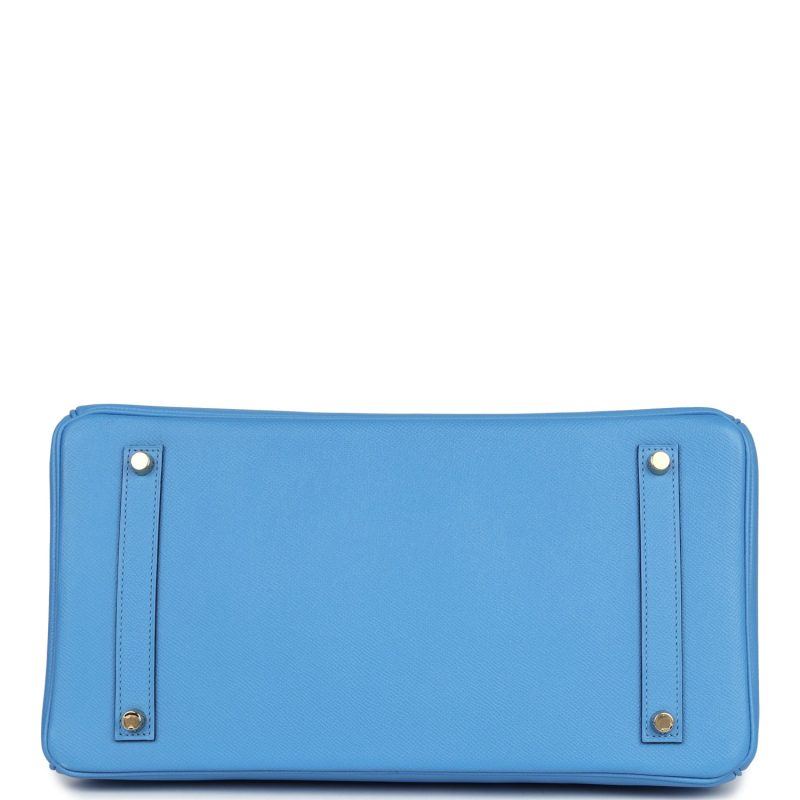 Hermes Birkin 35 Bleu Paradise Epsom Gold Hardware - Image 5