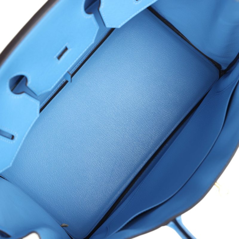 Hermes Birkin 35 Bleu Paradise Epsom Gold Hardware - Image 7