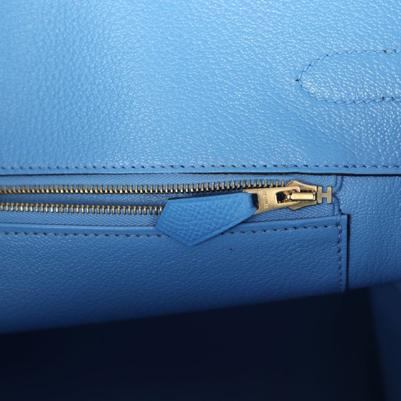 Hermes Birkin 35 Bleu Paradise Epsom Gold Hardware - Image 8