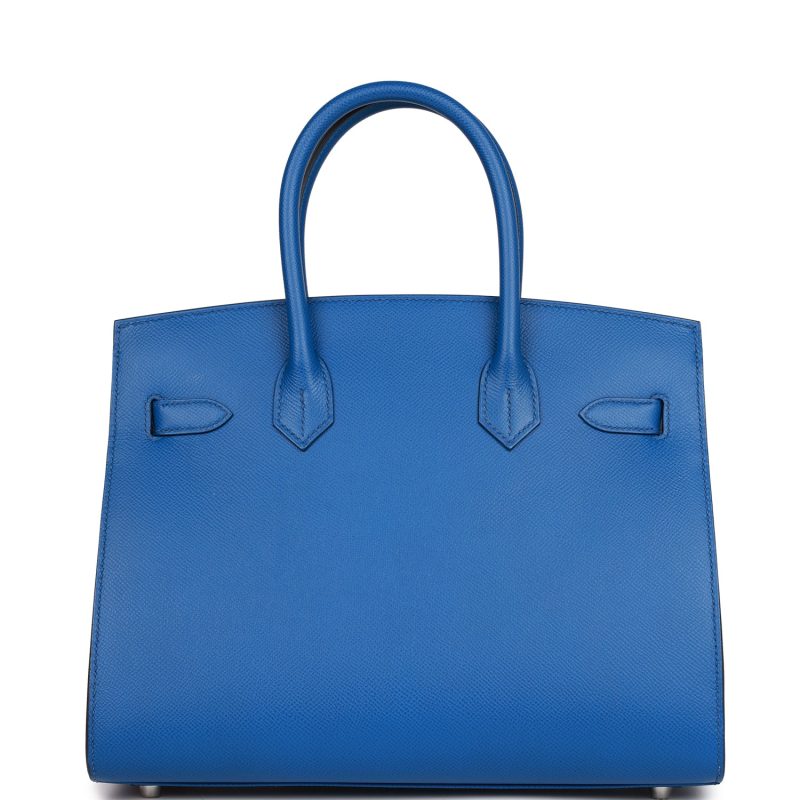 Hermes Birkin Sellier 30 Bleu France Epsom Palladium Hardware - Image 4