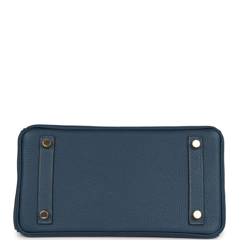 Hermes Birkin 25 Bleu De Prusse Togo Gold Hardware - Image 5