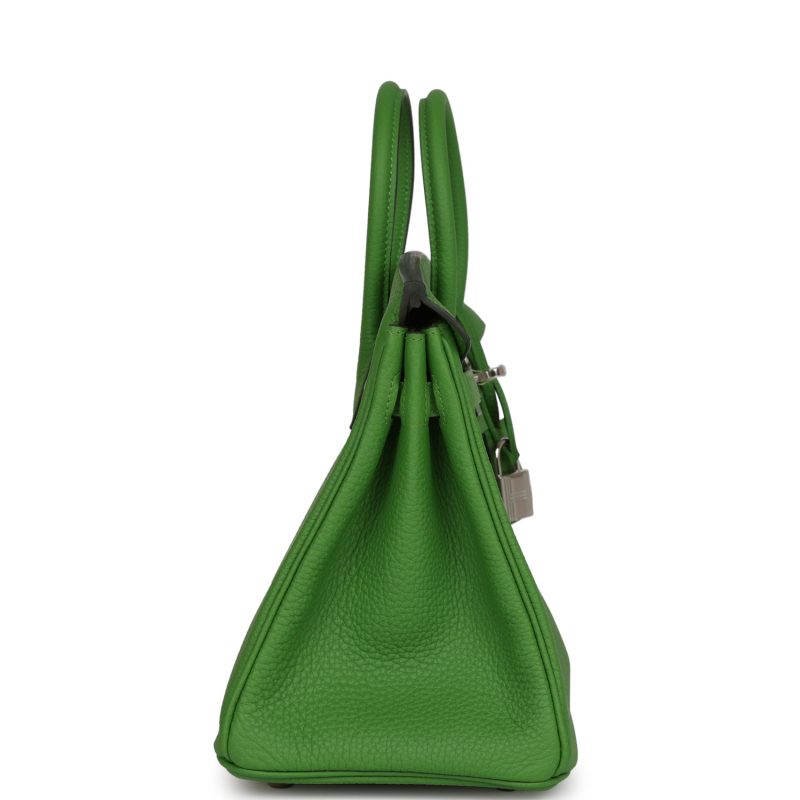 Hermes Birkin 25 Vert Yucca Togo Palladium Hardware - Image 3