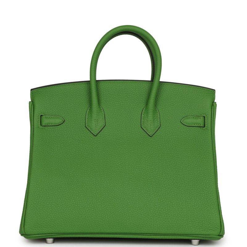 Hermes Birkin 25 Vert Yucca Togo Palladium Hardware - Image 4