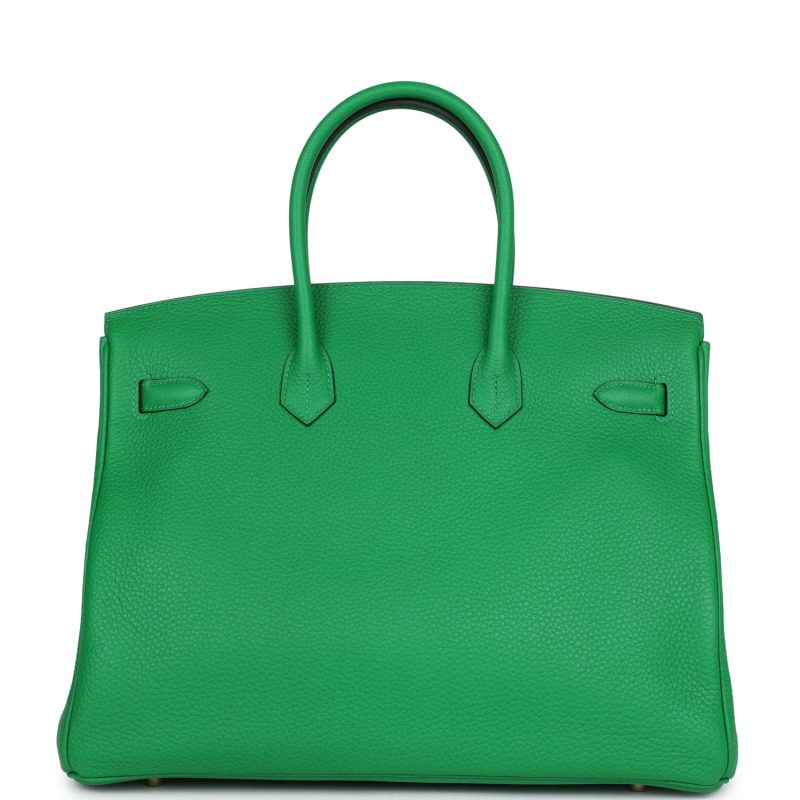 Hermes Birkin 35 Bambou Clemence Gold Hardware - Image 4