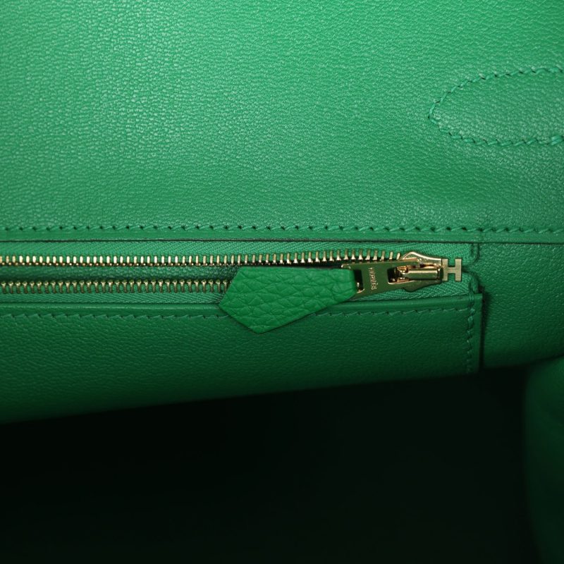 Hermes Birkin 35 Bambou Clemence Gold Hardware - Image 8