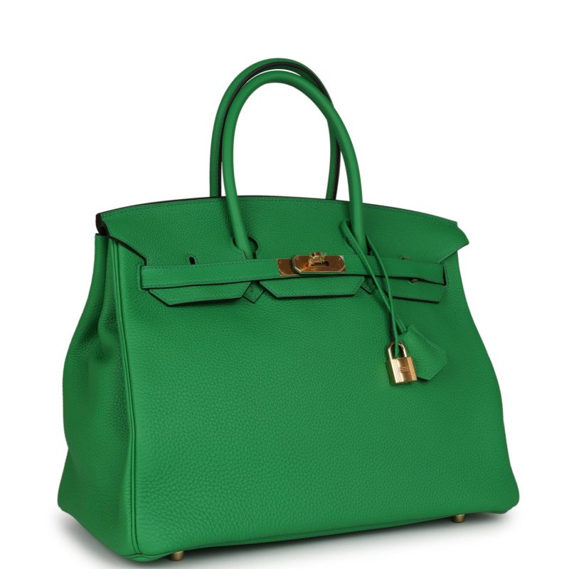 Hermes Birkin 35 Bambou Togo Gold Hardware - Image 2
