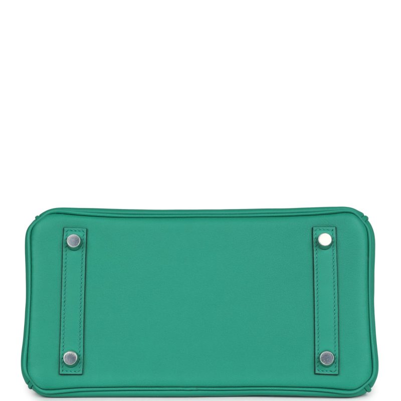 Hermes Birkin 25 Vert Vertigo Verso Swift Palladium Hardware - Image 5