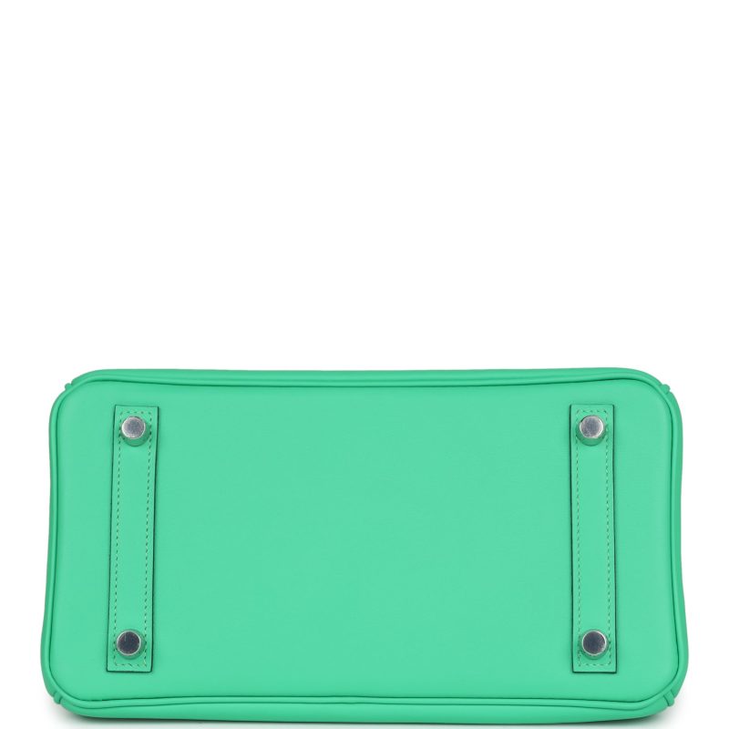 Hermes Birkin 25 Vert Comics Swift Palladium Hardware - Image 5