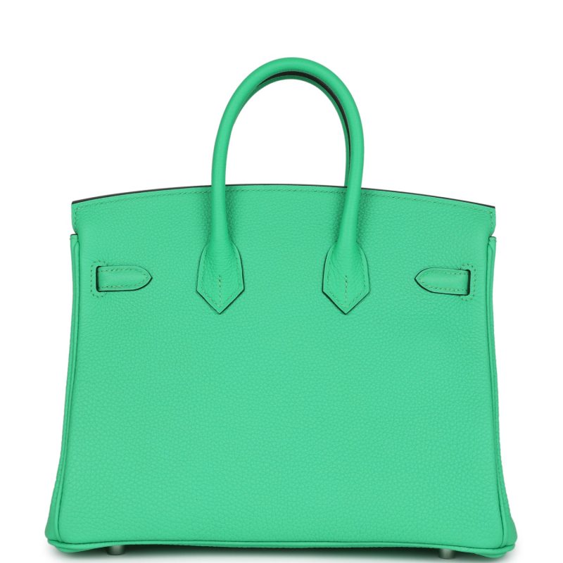 Hermes Birkin 25 Vert Comics Togo Palladium Hardware - Image 4