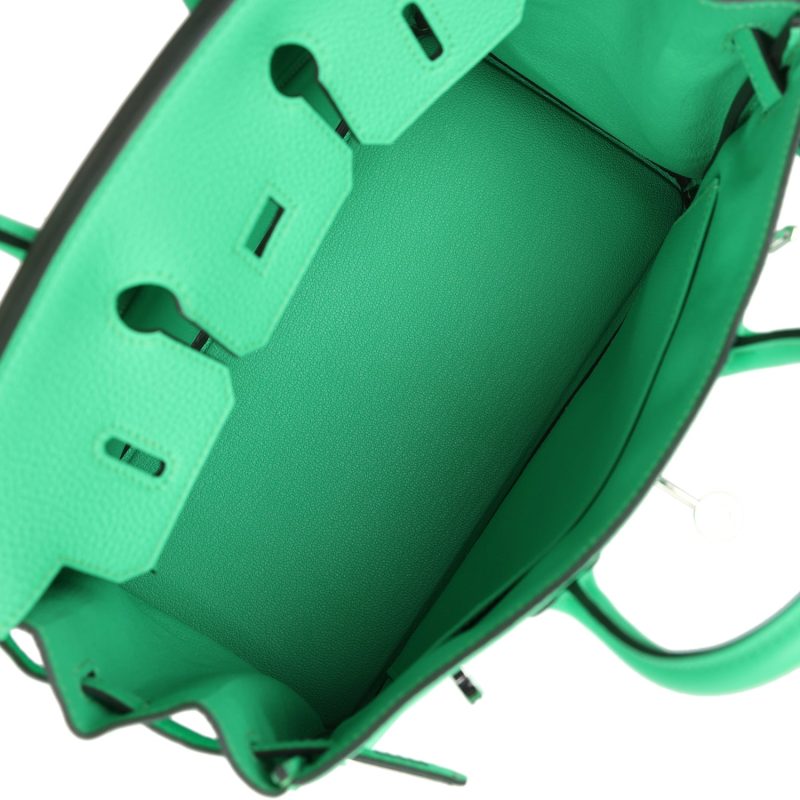 Hermes Birkin 25 Vert Comics Togo Palladium Hardware - Image 7
