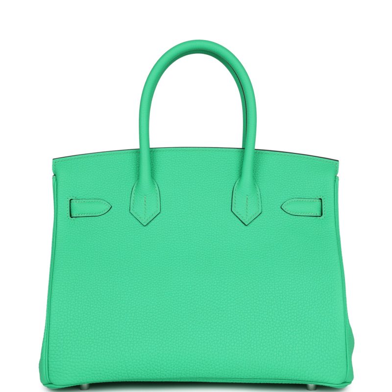 Hermes Birkin 30 Vert Comics Togo Palladium Hardware - Image 4