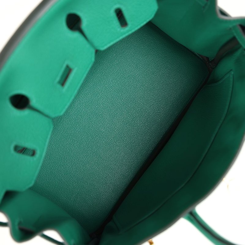 Hermes Birkin 25 Vert Vertigo Togo Gold Hardware - Image 7