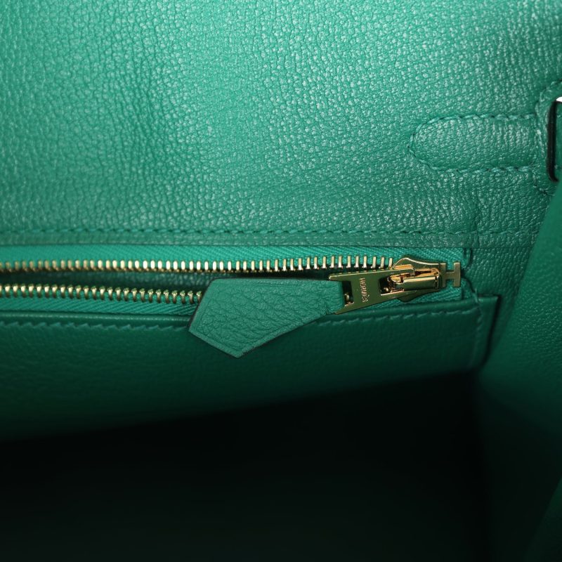 Hermes Birkin 25 Vert Vertigo Togo Gold Hardware - Image 8