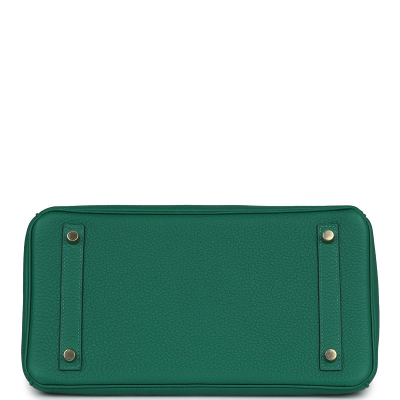 Hermes Birkin 30 Vert Vertigo Togo Gold Hardware - Image 5