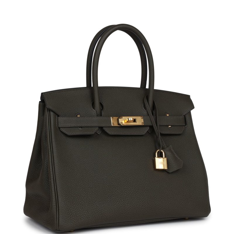 Hermes Birkin 30 Vert de Gris Togo Gold Hardware - Image 2
