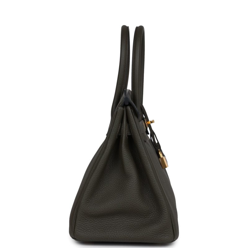 Hermes Birkin 30 Vert de Gris Togo Gold Hardware - Image 3
