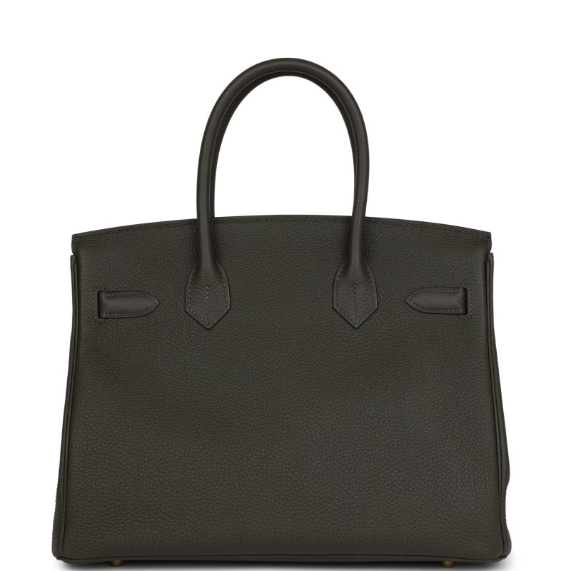 Hermes Birkin 30 Vert de Gris Togo Gold Hardware - Image 4