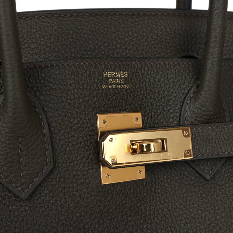 Hermes Birkin 30 Vert de Gris Togo Gold Hardware - Image 6