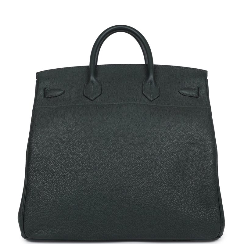 Hermes HAC Birkin 40 Vert Fonce Togo Palladium Hardware - Image 4