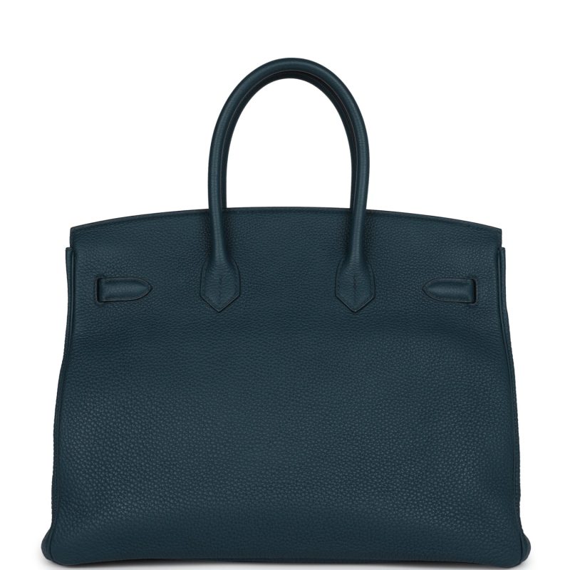 Hermes Birkin 35 Vert Rousseau Togo Gold Hardware - Image 4