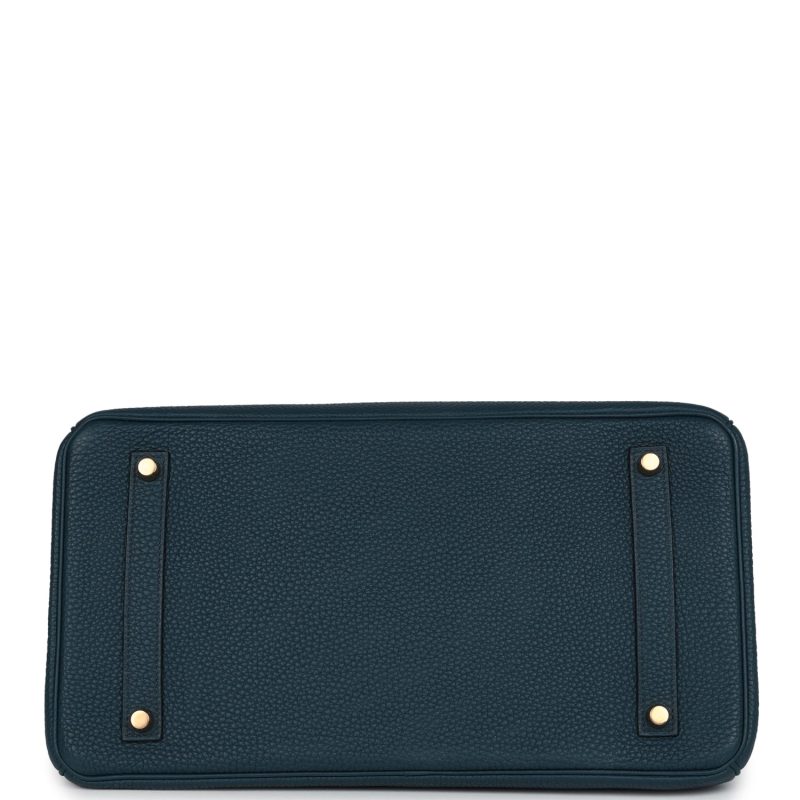 Hermes Birkin 35 Vert Rousseau Togo Gold Hardware - Image 5