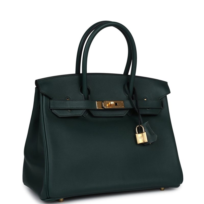 Hermes Birkin 30 Vert Tropical Jonathan Gold Hardware - Image 2