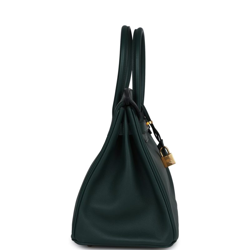 Hermes Birkin 30 Vert Tropical Jonathan Gold Hardware - Image 3