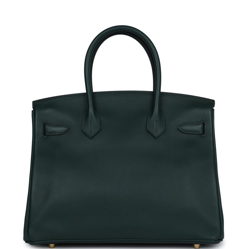 Hermes Birkin 30 Vert Tropical Jonathan Gold Hardware - Image 4