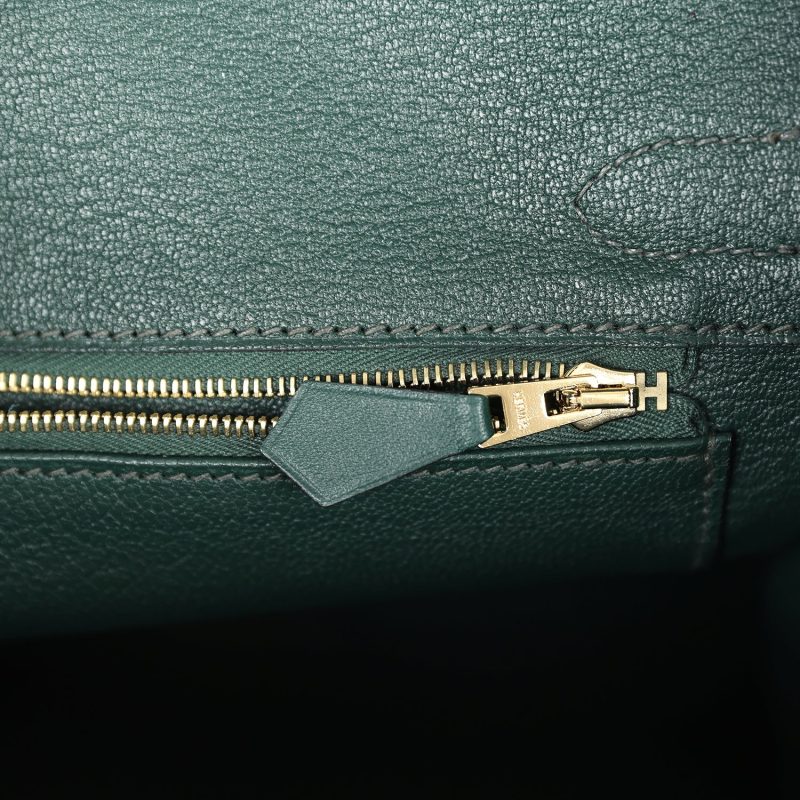 Hermes Birkin 30 Vert Tropical Jonathan Gold Hardware - Image 8