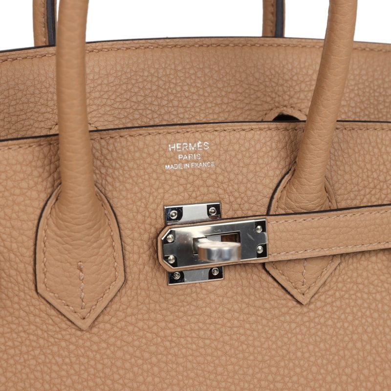 Hermes Birkin 25 Chai Togo Palladium Hardware - Image 6